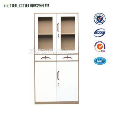 4 glass filing cabinet with 2 middle filing cabinet made in china/high quality hot sale filing cabinet