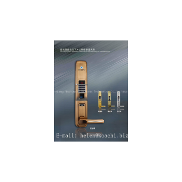 High Security Battery Operated Electronic Fingerprint Scanner Locker Door Lock