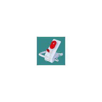 White rechargeable alarm security display stand