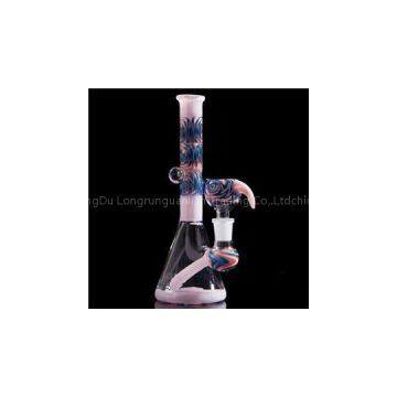 7.87 Inches Clear Recycler Glass Bong
