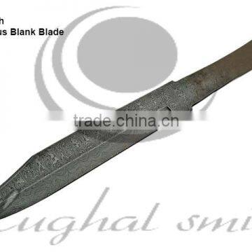 Damascus knife/Hunting knife/Blank blade
