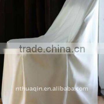 Polyester folding chair cover fashion polyester folding chair cover for wedding and banquet