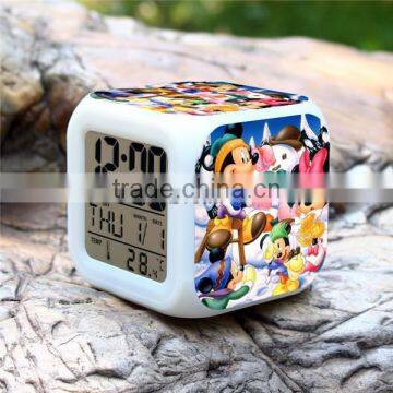 Wholesale Digital Clock, Mickey LED Alarm Clock, Minnie Clock for Kids photo-3