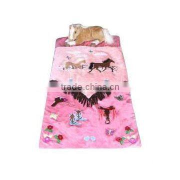 cuddly horse toy sleeping bag bed for baby