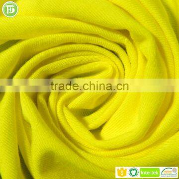 Yarn dyed knitted cotton spandex fabric