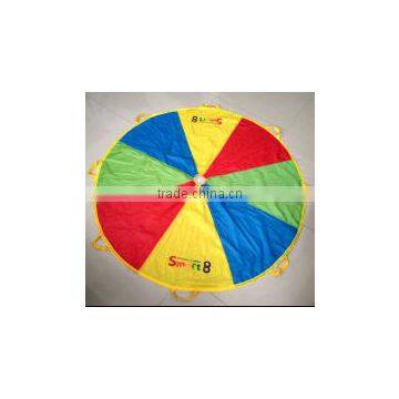 Mini Parachute With Handles for Kids Outdoor Game Exerclse Sport Group Activities Kids Plays Rainbow Parachute photo-2