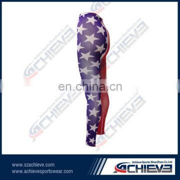 wholesale design lycra fabric tight legging sublimation ladies or men legging