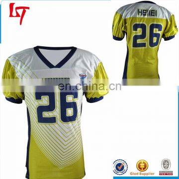 Custom Dry Fit Sublimation American Football Game Jerseys Wholesale