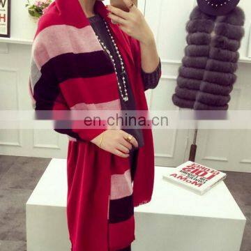 Solid Cashmere Textile Scarf Shawl Autumn for Women Cape Fringe Fashion Scarves photo-6