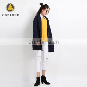 Chinese Clothing Factory Latest Long Coat Designs for Women