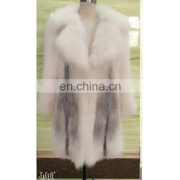 fox fur dyed real 100% genuine fur vest and fur coat