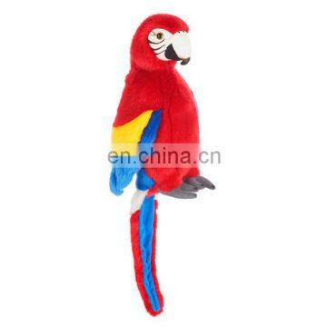 Excellent quality 17inch Handmade plush and stuffed soft toy parrot