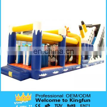 Titanic inflatable obstacle course /inflatable playground games