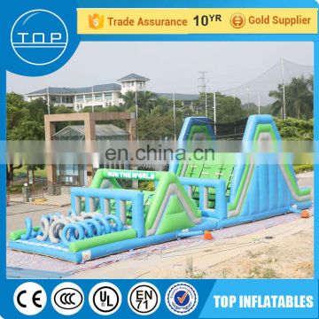 TOP inflatable juegos inflables playground equipment obstacle course with EN15649