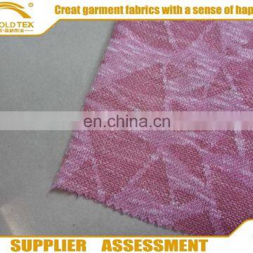 Shaoxing Textile New Fashion Sample ,Plain Dyed Jacquard Coarse Needle Fabric For Women Clothing