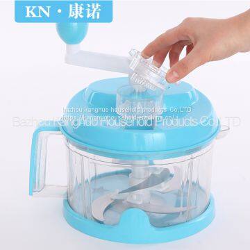Mixer Cutter with Clear Container for Baby Kids Toddler to Chop Meat Fruits Vegetables Nuts Herbs Onions Garlics
