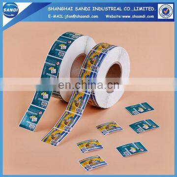 full color printing adhesive paper sticker roll