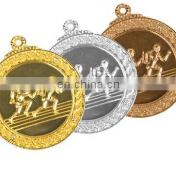 custom zinc alloy award sport running medallion metal gold medals