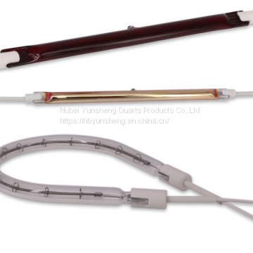 Ruby tube quartz carbon infrared heating lamp for thermoforming