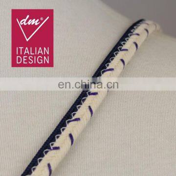 Wholesale cotton string ribbon trim for garment accessories