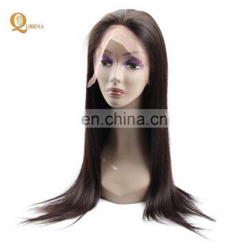 Fast shipment 100% Brazilian Virgin Human hair Full lace wigs the best hair straightener
