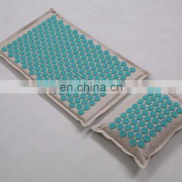 Organic Cotton and Linen Acupuncture Shakti Mat and Pillow in Set With Top Quality photo-3