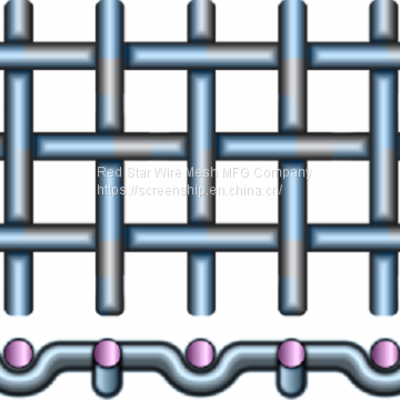 crimped wire mesh for mining and aggregate