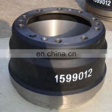 heavy truck brake drum 1599012 for  truck 10 holes