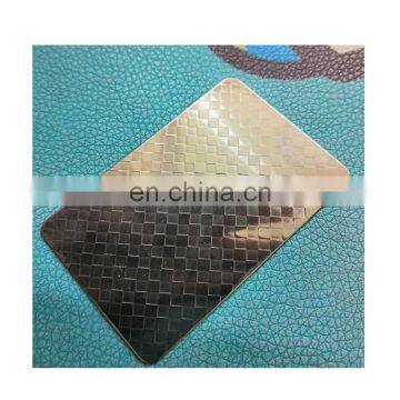 304L 316L Elevator Mirror Sheets Stainless Steel Corridor Patterned Decorative Plate photo-5