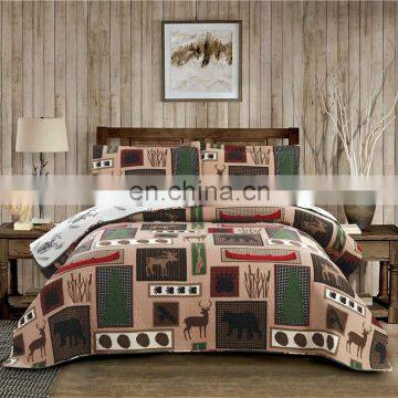 Cartoon Lightweight Summer Quilt Winter Bear 100% Polyester Animals Bedspreads photo-2