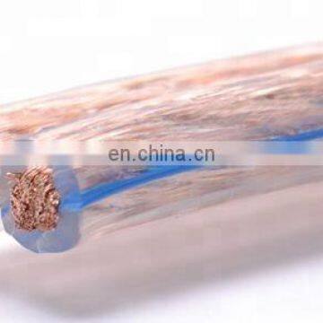 China Factory Pvc Jacketed High End Speaker Cable Pvc Insulated 2 Core Flat Speaker Cable Pvc Cover Speaker Cable