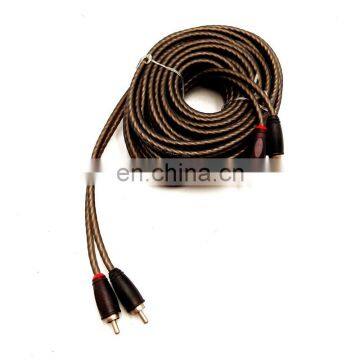 Car Audio 2 Canales Twisted 18 ft RCA Cables Revestidos 18 'OFC photo-5