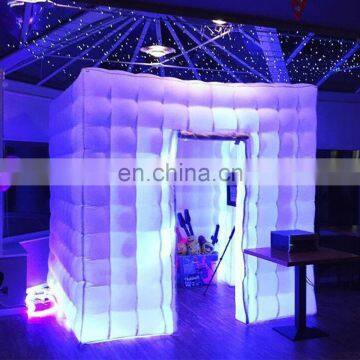 Wholesale Price Portable LED lights inflatable wedding tent inflatable photo booth enclosure for advertising