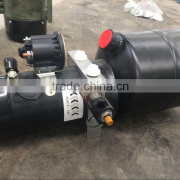 12V/24 V remote control hydraulic power unit for tipper trailer ,hydraulic hoists