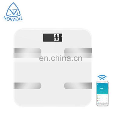 Hot Sale Digital Body Fat Scale Analyzer Bone Mass Water Blue Tooth APP Smart Healthy Body Fat Weight Scale