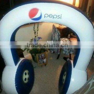 2016 new design headphone shanpe advertising inflatable arch for sale