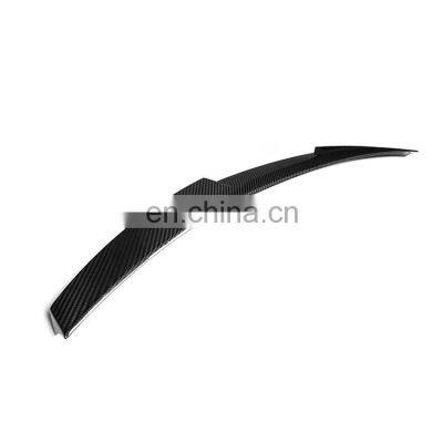 Dry Carbon Fiber Rear Boot Spoiler Flap for Audi a6 c8 2019 2020 photo-3