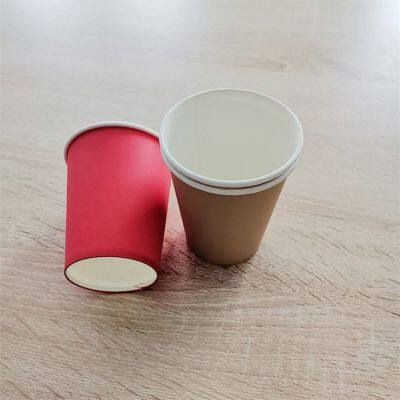 8oz color disposable single wallpaper cup