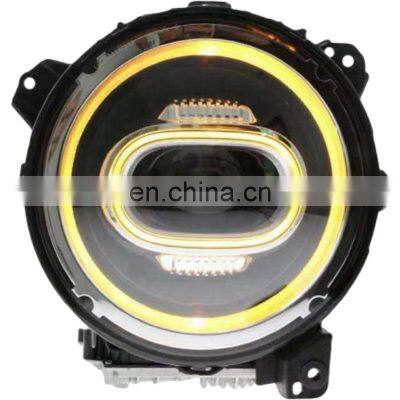 Modified Full Led Headlamp Headlight With Streamer Turns and With a Touch of Blue Function for Jeep Wrangler JL 2018-2021 photo-2
