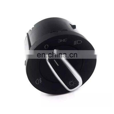 Car Chrome Headlight Fog Lamp Control Switch For VOLKSWAGEN JETTA 2011-2015 3C8941431B photo-5