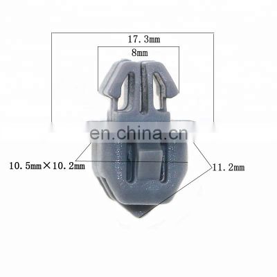 100pcs Car Fasteners Fender Card Buckle / Leaf Board Lined With Card Clips Leaf Plate Fixed Buckle