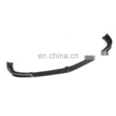 Carbon Fiber W204 Car Front Bumper Lip Spoiler for Mercedes Benz C63 AMG Black Series 12-15 photo-5