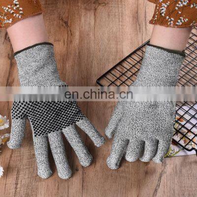 Level  5  HPPE cut-resistant gloves Garden fishing point plastic anti-cutting mechanical labor protection gloves