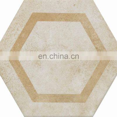 200x230mm wear-resistant hexagon indoor for wall or floor ceramic tile