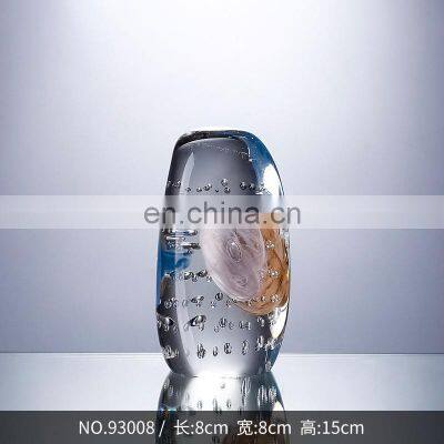 Wholesale Decorative Minimalist Classic Tall Glass Vase Clear For Decorating Flowers photo-4
