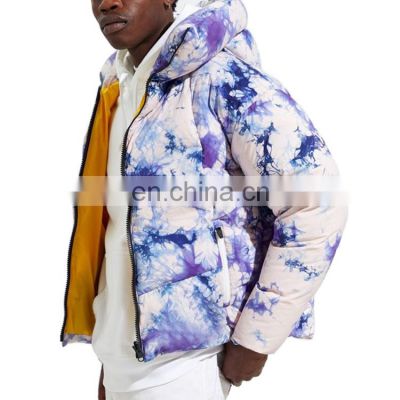 Factory Outlet 2021 Christmas Newest Low Price Customized Men's Winter Jacket Street Style Printed Warm Thick Bubble Down Jacket