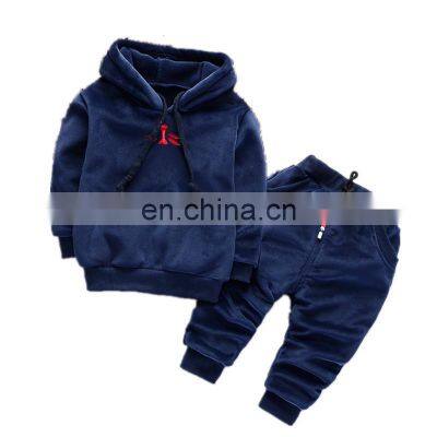 Wholesale European Design Home Children's clothing sweater suit sports leisure suit home clothes