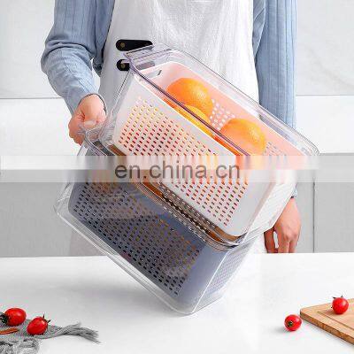 Amazon Best Sellers Freezer Bins Refrigerator Organizer Stackable Food Storage Containers BPA Free Fridge Organizer Drawers photo-2