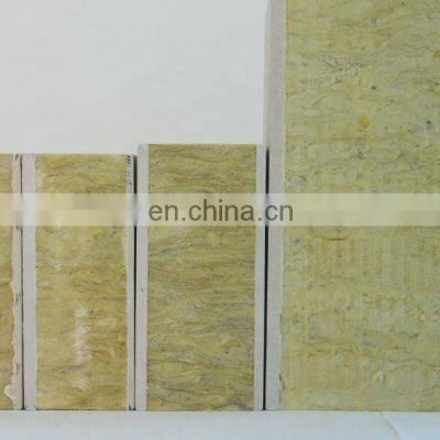 CE Certified 50MM Thickness Exterior Grade Perforated Wall Loading Cement Board PU Sealing Rock Wool Sandwich Panel Flat photo-5