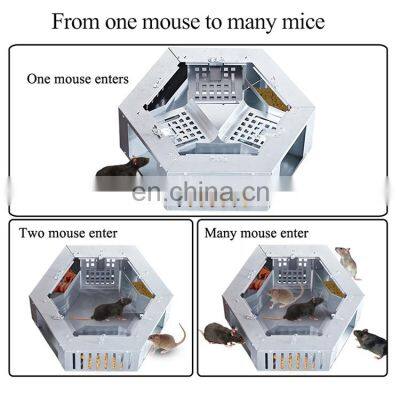 Humane Multi-catch Rodent Rat Bait Station Automatic Mouse Trap Cage Mouse Repeller All-season MSDS Report Not Support 7-15days